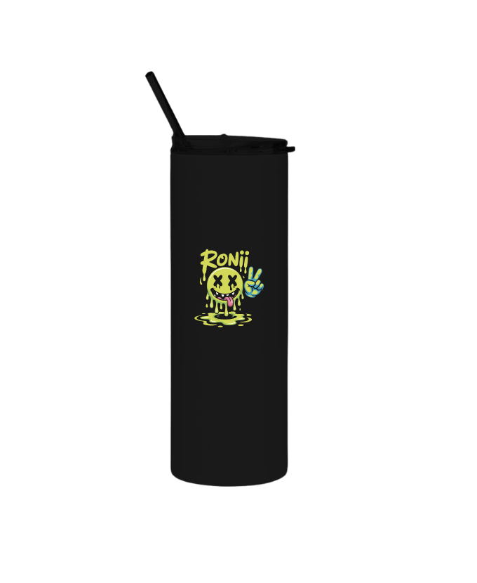 Roni Slime Smiley Face Streetwear Design Thermos - Image 3