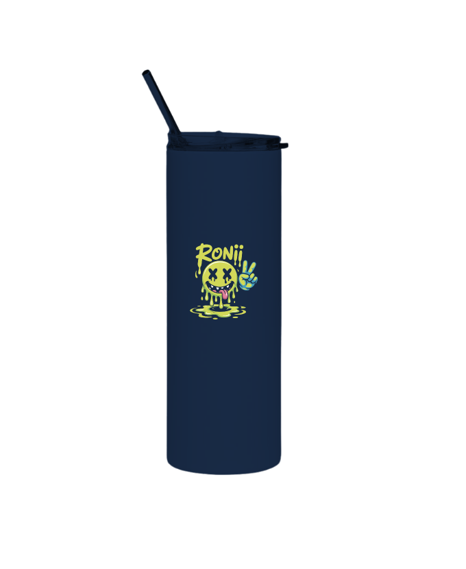 Roni Slime Smiley Face Streetwear Design Thermos - Image 4
